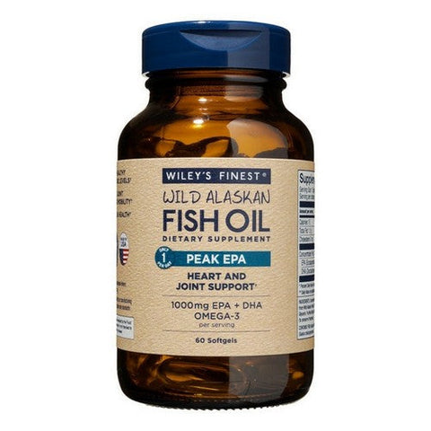 Wiley Wallaby, Wild Alaskan Fish Oil Peak EPA, 60 Softgels Wiley Wallaby