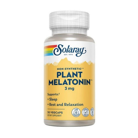 Solaray, Plant Melatonin, 3 Mg, 30 Veg Caps Solaray
