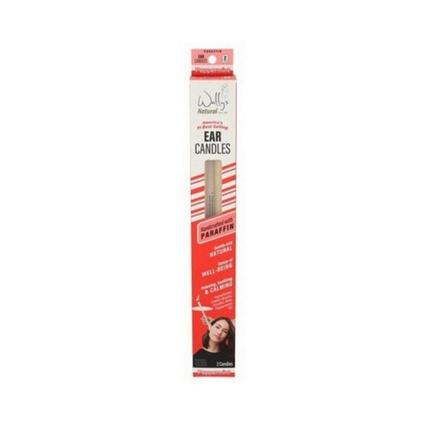 Wallys Natural Products, Ear Candles Paraffin Peppermint, 2 Count Wallys Natural Products