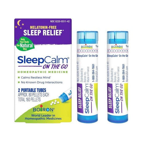 Boiron, SleepCalm On the Go-Melatonin-Free Sleep Relief, 160 Count Boiron