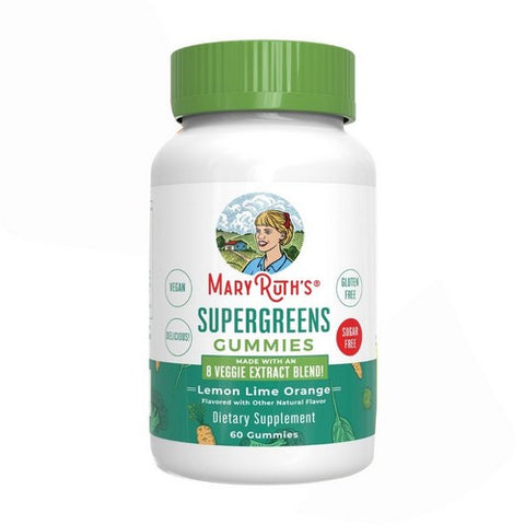 Super Greens Gummies Lemon Lime Orange 60 Gummies by  Pure Encapsulations