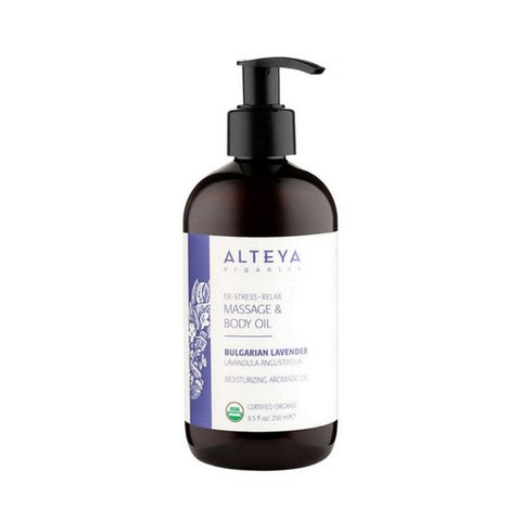 Bulgarian Lavender Relaxing Massage And Body Oil 8.5 Oz by Alteya Organics