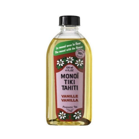 Monoi Tiare, Tiki Tahiti Coconut Oil Vanilla, Vanilla 4 Oz