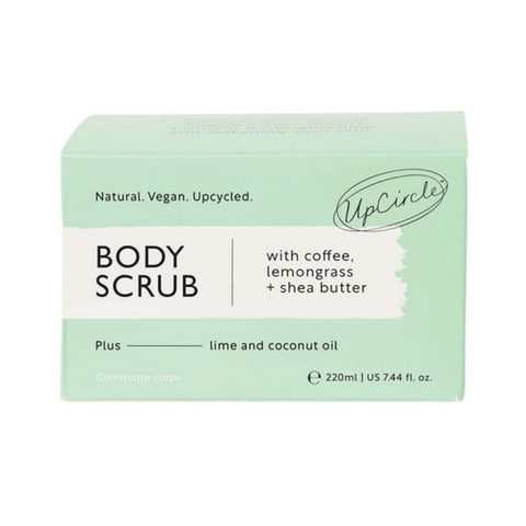 Lemongrass Body Scrub With Coffee + Shea Butter 7.44 Oz by UpCircle