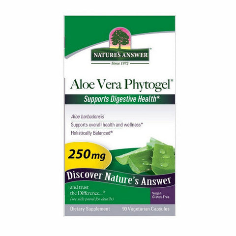 Nature's Answer, Aloe Vera Phytogel, 250 Mg, 90 Veg Caps Nature's Answer