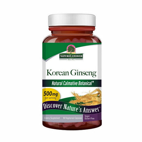 Nature's Answer, Ginseng Root Korean, 50 Vcaps
