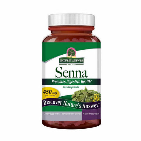 Nature's Answer, Senna Leaf, 450 Mg, 90 Veg Caps Nature's Answer