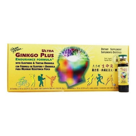 Prince Of Peace, Ultra Ginkgo Plus Endurance Formula, 30 vials
