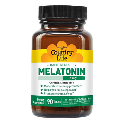 Melatonin (Rapid Release) 90 Tabs by Country Life