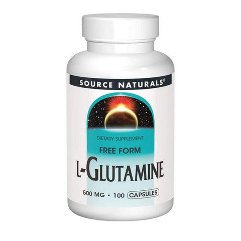 Source Naturals, L-Glutamine, 500 mg, 100 Caps Source Naturals