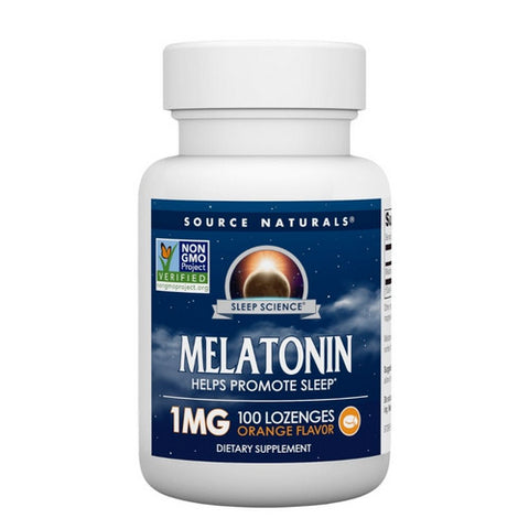 Sleep Science Melatonin Orange 100 Tabs by Source Naturals