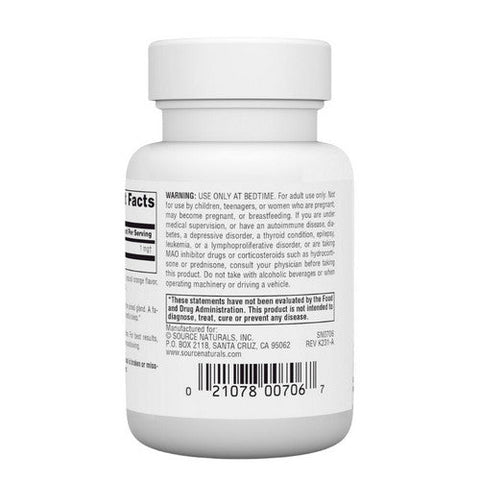 Source Naturals, Sleep Science Melatonin Orange, 1 Mg, 100 Tabs Source Naturals