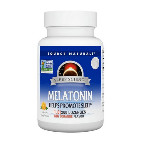 Sleep Science Melatonin Orange Sublingual Orange 200 Tabs by Source Naturals
