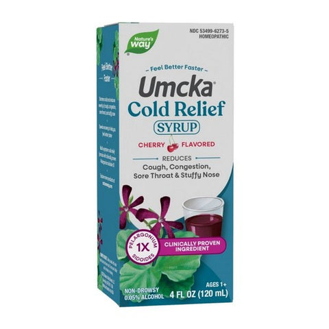 Umcka Cold Relief Syrup Cheery 4 Oz by Nature's Way