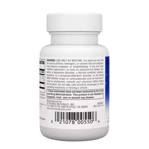 Source Naturals, Sleep Science Melatonin, 3 Mg, 60 Tabs Source Naturals