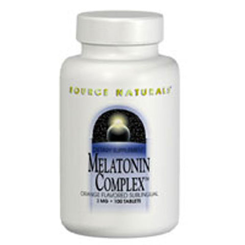 Melatonin Complex Peppermint 100 Tabs by Source Naturals