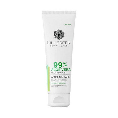 Mill Creek Botanicals, 99% Aloe Vera Soothing Gel After Sun Care, 8 Oz