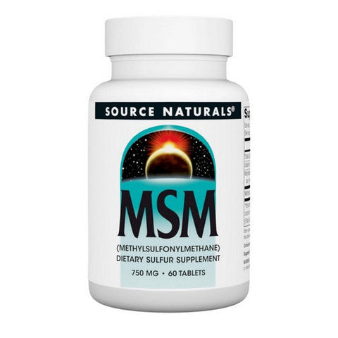 Source Naturals, MSM (Methylsulfonylmethane) with Vitamin C, 750 mg, 60 Tabs Source Naturals