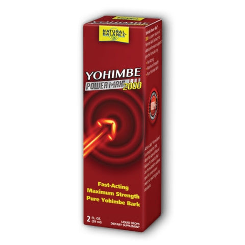 Natural Balance (Formerly known as Trimedica), Yohimbe Power Max 2000, 2 Oz