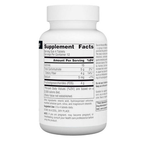 Source Naturals, FOS (Fructooligosaccharides), 1000 MG, 50 Tabs