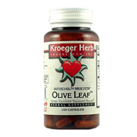 Kroeger Herb, Olive Leaf, 100 Caps Kroeger Herb
