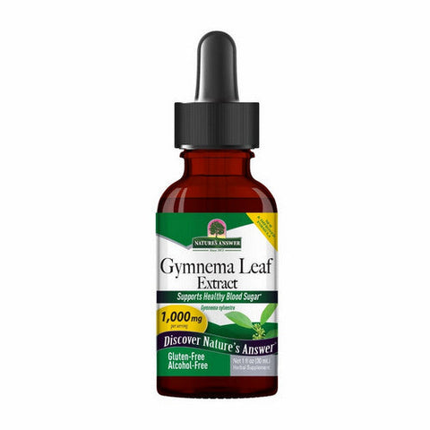 Nature's Answer, Gymnema Leaf Extract Alcohol-Free, 1000 Mg, 1 Oz Nature's Answer