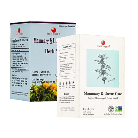 Health King, Mammary & Uterus Care Tea, 20 Bags Health King