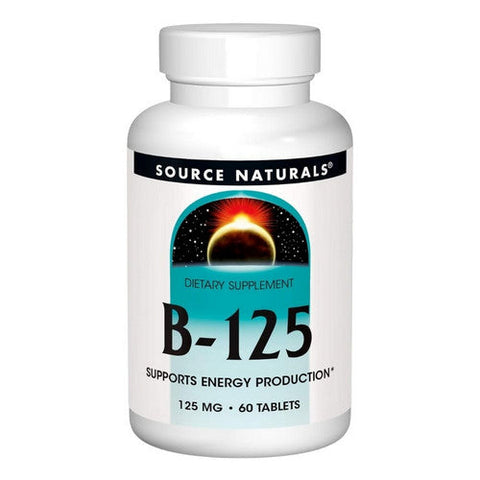 Source Naturals, B-125, 125 mg, 60 Tabs Source Naturals