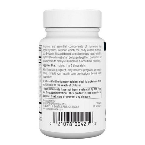 Source Naturals, B-50 Complex, 50 mg, 50 Tabs Source Naturals