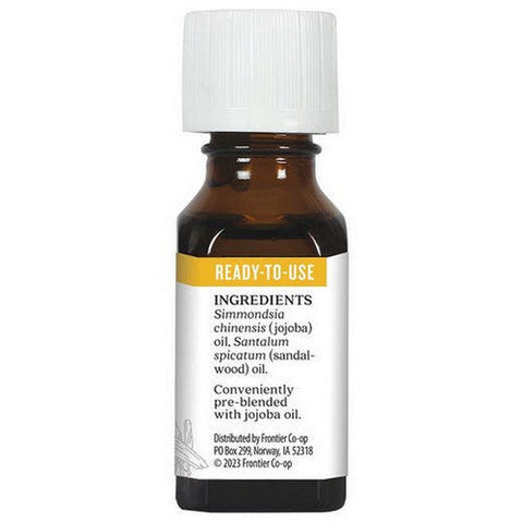 Aura Cacia, Precious Essentials Oil, Sandlewood Jojoba, 0.5 Oz Aura Cacia
