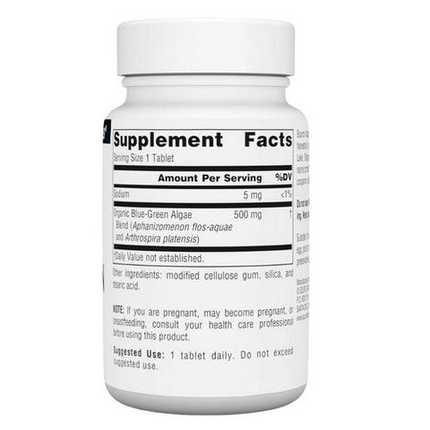 Source Naturals, Blue-Green Algae, 500 MG, 50 Tabs