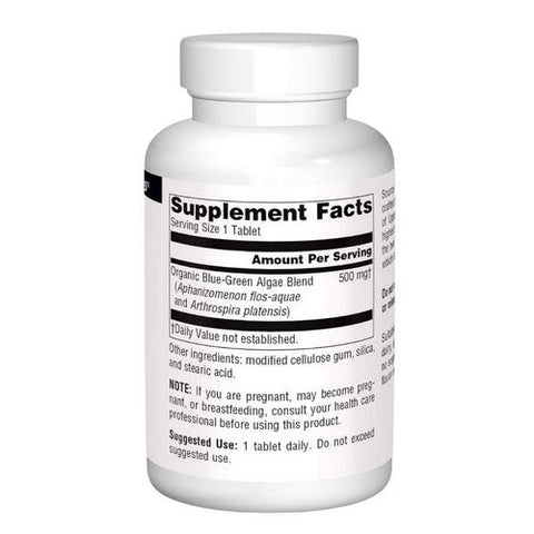 Source Naturals, Blue-Green Algae, 500 MG, 200 Tabs