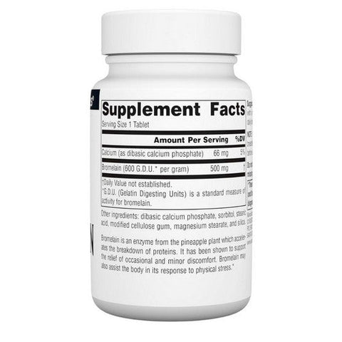 Source Naturals, Bromelain, 500 mg, 60 Tabs
