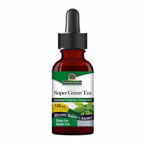 Nature's Answer, Super Green Tea, ALCOHOL FREE, 2 OZ