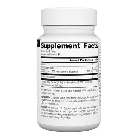 Source Naturals, Calcium D-Glucarate, 500 mg, 60 Tabs