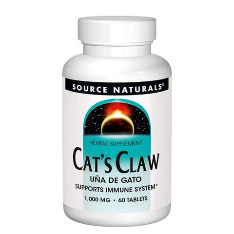 Source Naturals, Cat's Claw, 1000 MG, 60 Tabs Source Naturals