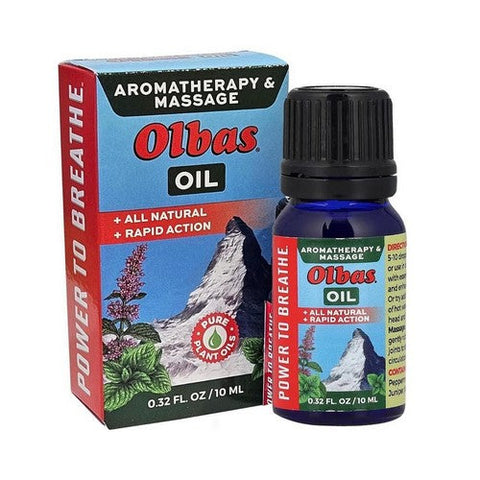 Olbas, Aromatherapy And Massage Oil, 0.32 Oz Olbas