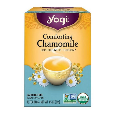 Yogi, Yogi Tea- Comforting Chamomile, 1500 mg, 16 Bags Yogi
