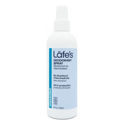Lafes Natural Body Care, Organic Spray with Aloe Vera, 8 Oz Lafes Natural Body Care