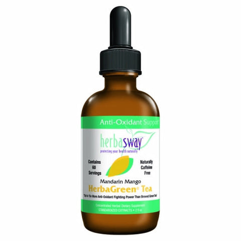 Herbasway, Herbagreen Tea - MANDARIN MANGO, 2 OZ
