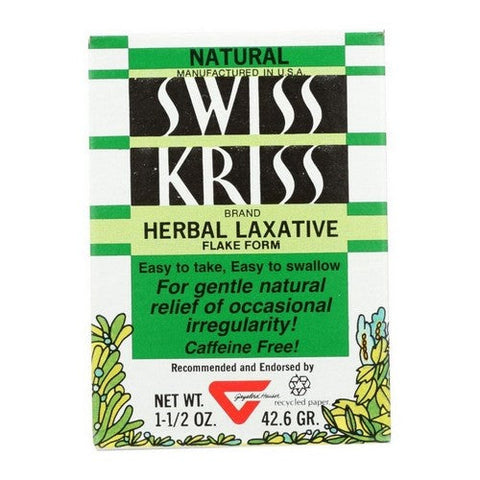 Swiss Kriss, Herbal Laxative Fake Form, 1.5 Oz Swiss Kriss
