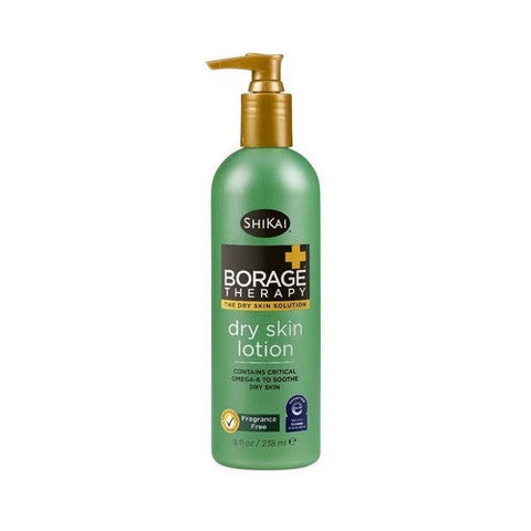 Shikai, Borage Therapy Dry Skin Lotion Original Unscented, 8 Oz Shikai