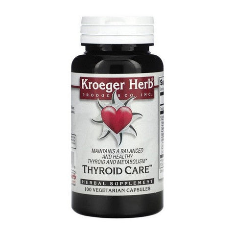Kroeger Herb, Thyroid Care, 100 VCap