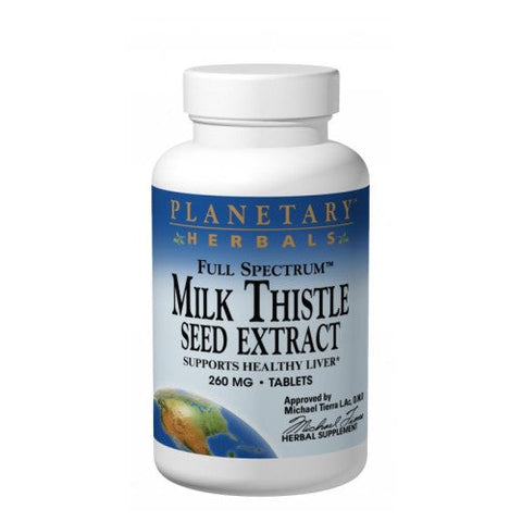 Planetary Herbals, Full Spectrum Silymarin 80, 30 Tabs Planetary Herbals