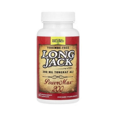 Natural Balance (Formerly known as Trimedica), Long Jack, Powermax, 100 Mg, 60 Veg Caps Natural Balance (Formerly known as Trimedica)