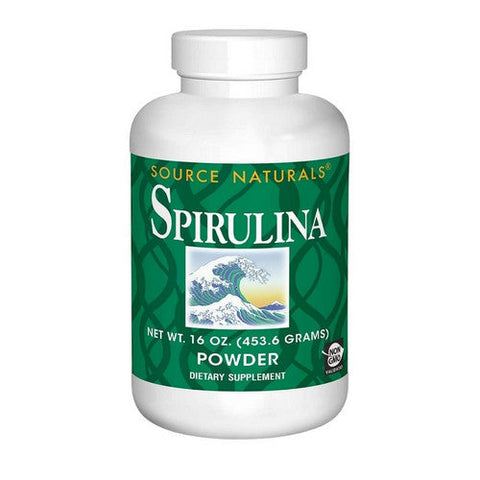 Source Naturals, Spirulina Powder, Powder 16 Oz