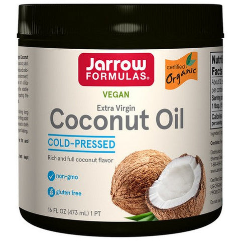 Jarrow Formulas, Coconut Oil 100% Organic, Extra Virgin 454 gms Jarrow Formulas