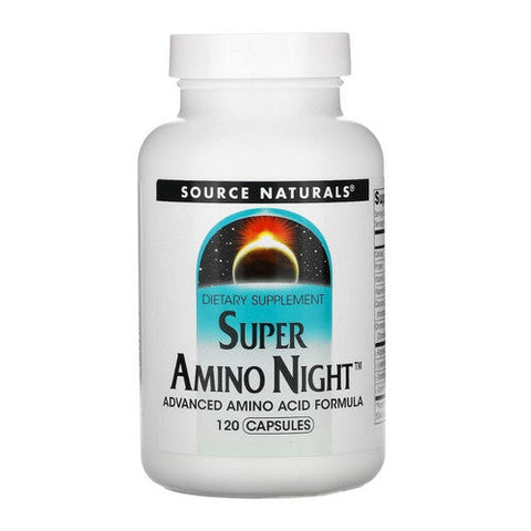 Source Naturals, Super Amino Night, 120 Caps Source Naturals