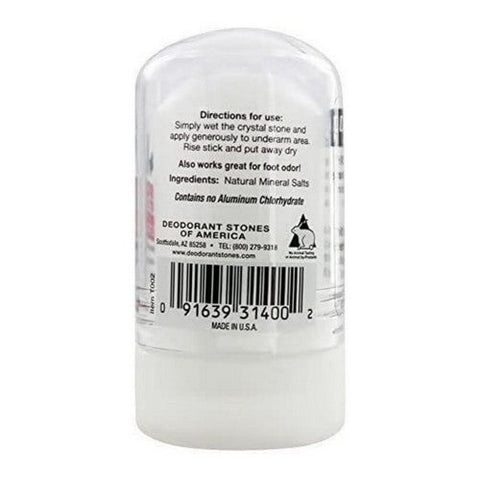 Thai Deodorant Stone, Crystal Deodorant Stick, 2.125 Oz Thai Deodorant Stone