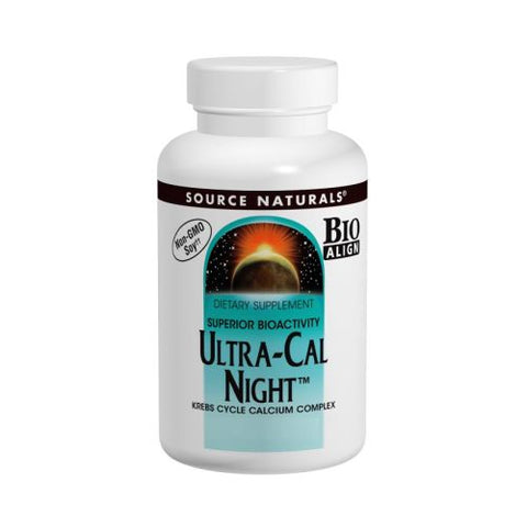 Source Naturals, Ultra-Cal Night Calcium Complex, 120 Tabs